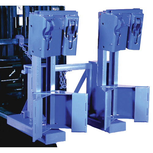Manipulateur de barils MORSPEED 1500 pour chariot &eacute;l&eacute;vateur, Pour 30 - 85 gal. US (25 - 70 gal. imp.) Southpoint Industrial Supply