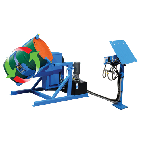 Basculeur de baril Tilt to Load, 55 gal. US (45 gal. imp.) Capacit&eacute;, Vitesse variable, 2 CV Southpoint Industrial Supply