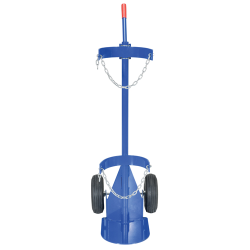 Chariot pour bouteille de gaz, Roues Pneumatique, Base de 12" la x 15-1/2" lo, 500 lb Southpoint Industrial Supply