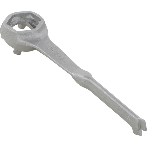Single Ended Specialty Bung Nut Wrench, 1-1/2" Opening, 4-1/4" Handle, Non-Sparking Aluminum Southpoint Industrial Supply