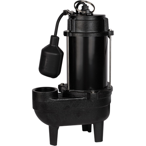 Cast Iron Sewage Pump, 120 V, 9.5 A, 6000 GPH, 1/2 HP Southpoint Industrial Supply
