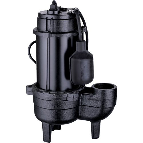 Cast Iron Sewage Pump, 120 V, 9.5 A, 6000 GPH, 1/2 HP Southpoint Industrial Supply