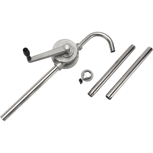 Rotary Type Drum Pump, Stainless Steel, Fits 55 Gal., 12 oz./Stroke Southpoint Industrial Supply