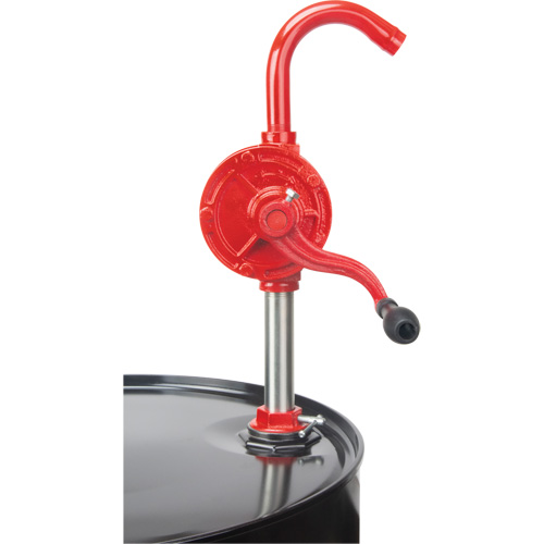 Rotary Type Drum Pump, Cast Iron/Steel, Fits 30-55 Gal., 8 oz./Stroke Southpoint Industrial Supply