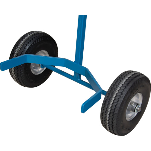 Cylinder Cart, Flat-Free Wheels, 15-1/2" W x 14-1/4" L Base, 600 lbs. Southpoint Industrial Supply