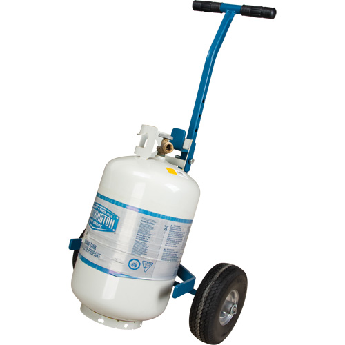 Cylinder Cart, Flat-Free Wheels, 15-1/2" W x 14-1/4" L Base, 600 lbs. Southpoint Industrial Supply