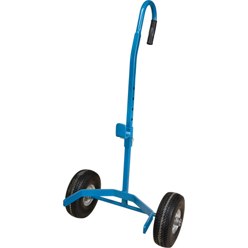 Cylinder Cart, Flat-Free Wheels, 15-1/2" W x 14-1/4" L Base, 600 lbs. Southpoint Industrial Supply