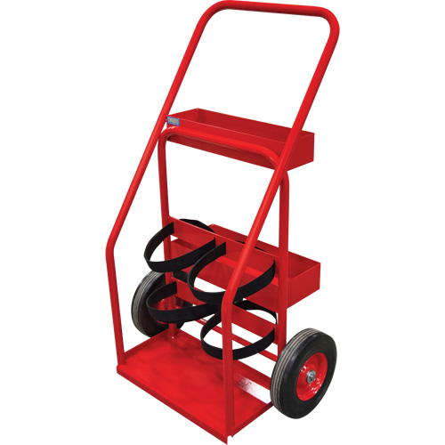 Hot Works Fire Prevention Cart, Semi-Pneumatic Wheels, 17.75" W x 8.9" L Base, 100 lbs. Southpoint Industrial Supply
