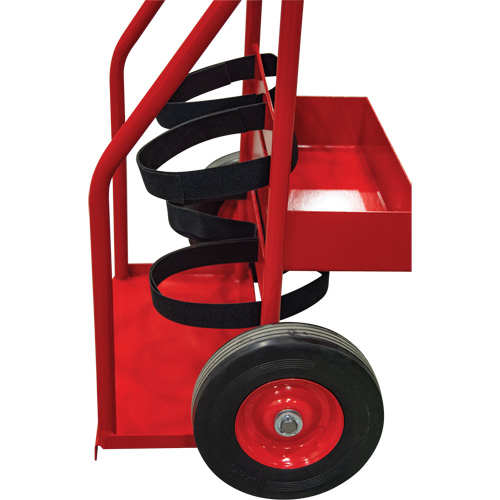 Hot Works Fire Prevention Cart, Semi-Pneumatic Wheels, 17.75" W x 8.9" L Base, 100 lbs. Southpoint Industrial Supply
