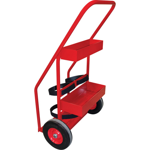 Hot Works Fire Prevention Cart, Semi-Pneumatic Wheels, 17.75" W x 8.9" L Base, 100 lbs. Southpoint Industrial Supply