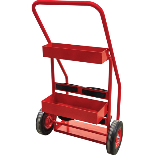 Hot Works Fire Prevention Cart, Semi-Pneumatic Wheels, 17.75" W x 8.9" L Base, 100 lbs. Southpoint Industrial Supply