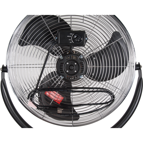 High-Velocity Pedestal Fan, Commercial, 3 Speed, 20" Diameter Southpoint Industrial Supply