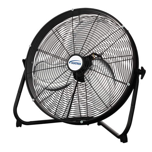 High Velocity Floor Fan, Commercial, 3 Speed, 20" Diameter Southpoint Industrial Supply