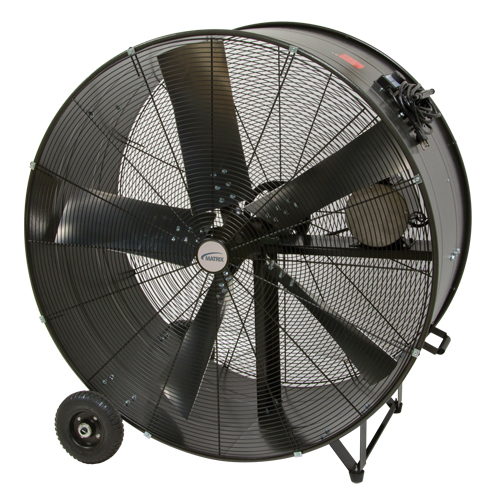 Heavy-Duty Fixed Belt Drive Drum Fan, Industrial, 2 Speed, 42" Diameter Southpoint Industrial Supply