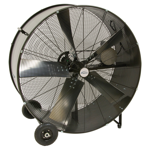 Heavy-Duty Fixed Belt Drive Drum Fan, Industrial, 2 Speed, 42" Diameter Southpoint Industrial Supply