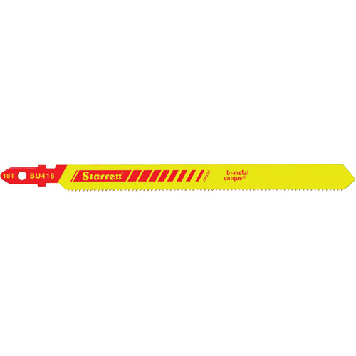 Lames pour scie sauteuse Unified Shank, Bim&eacute;tal, 4" lo, 18 dents par pouce Southpoint Industrial Supply