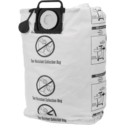 Tear-Resistant Dry Collection Vacuum Bags, 12 - 20 US gal. Southpoint Industrial Supply
