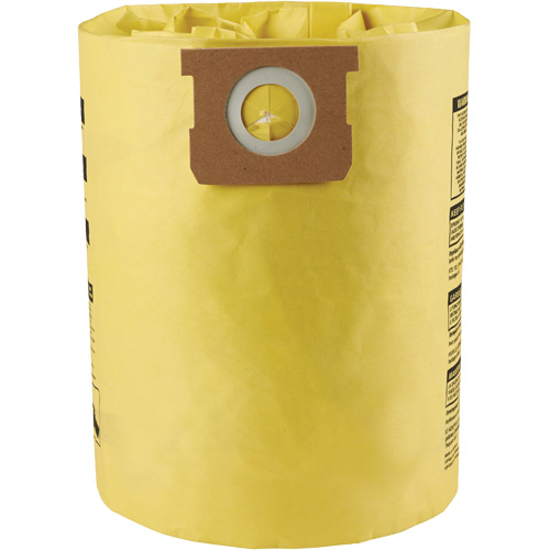 Sacs filtrants pour d&eacute;bris secs jetables &agrave; haute efficacit&eacute; de type I, 10 - 14 gal. US Southpoint Industrial Supply