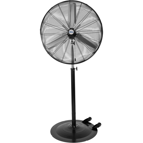 Oscillating Pedestal Fan with Casters, Industrial, 3 Speed, 30" Diameter Southpoint Industrial Supply
