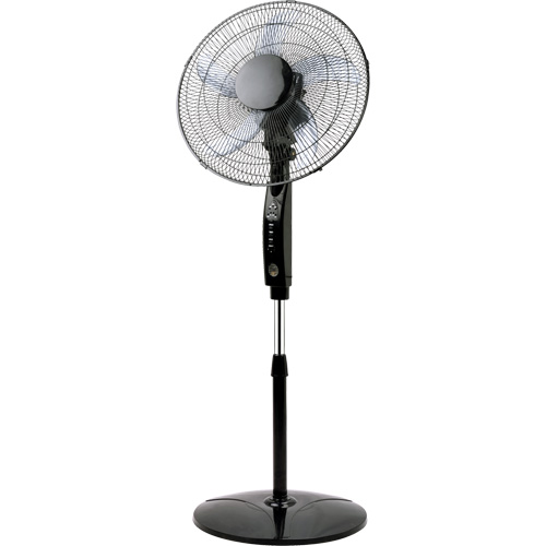 Oscillating Pedestal Fan with Remote Control, Commercial, 3 Speed, 16" Diameter Southpoint Industrial Supply