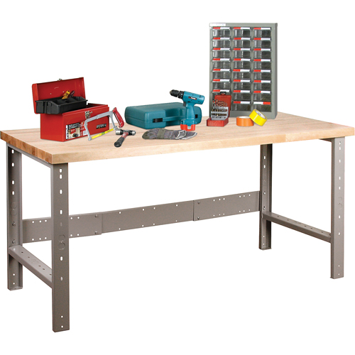 Pre-Designed Workbench, Top & Legs Only, 2500 lbs. Cap., 72" W x 30" D, 34" H Southpoint Industrial Supply