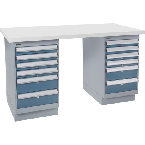 Pre-Designed Workbench, 72" W x 30" D x 34" H, 2500 lbs. Capacity Southpoint Industrial Supply