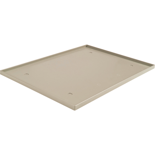 Fond de casier, Convient aux casiers 12" x 15", Beige, Plastique Southpoint Industrial Supply