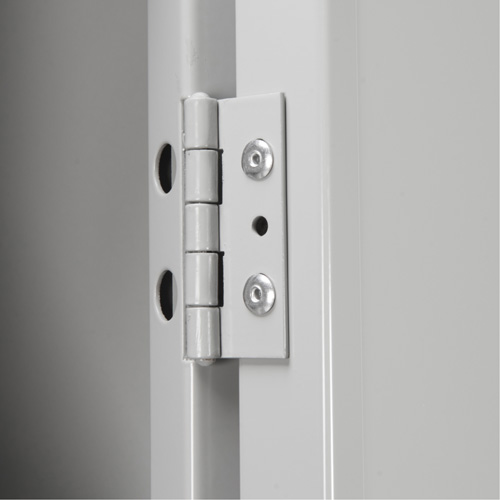 Casiers Clean Line, 2 niveaux, Bloc de 4, 48" x 18" x 72", Acier, Beige, Rivet (assembl&eacute;) Southpoint Industrial Supply