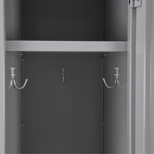 Clean Line Lockers, 3 -tier, Bank of 4, 48" x 18" x 76", Steel, Beige, Rivet (Assembled) Southpoint Industrial Supply