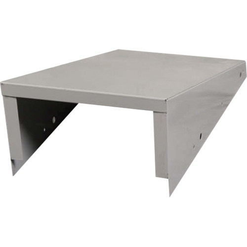 Clean Line Economy Lockers Slope Top, 1 Bank, 18" D x 12" W x 6" H, Grey, Steel Southpoint Industrial Supply