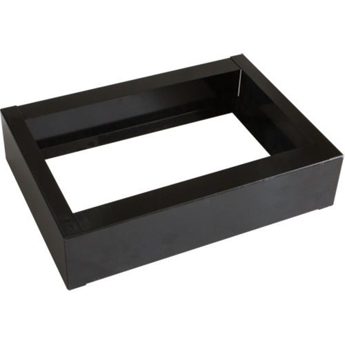 All-Welded Concorde - Heavy-Duty Lockers Recessed Base, 1 Banks, 4" H x 12" W x 17" D, Black, Steel Southpoint Industrial Supply