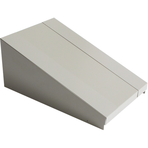 All-Welded Concorde - Heavy-Duty Lockers Sloping Top, 1 Bank, 18" D x 12" W x 6" H, Grey, Steel Southpoint Industrial Supply