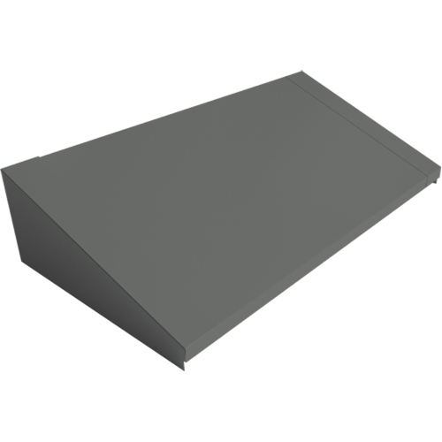 All-Welded Concorde - Heavy-Duty Lockers Sloping Top, 3 Bank, 18" D x 36" W x 6" H, Steel Southpoint Industrial Supply