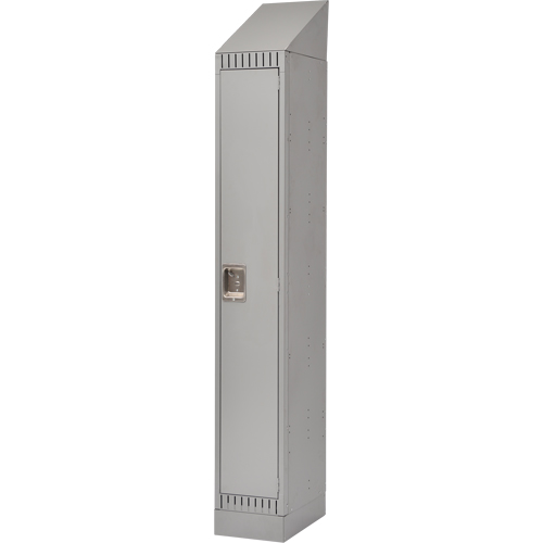 Assembled Lockers, 12" x 18" x 72", Steel, Grey, Rivet (Assembled) Southpoint Industrial Supply
