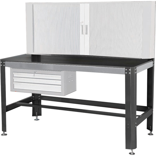 Work Bench, Laminate Surface, 26" W x 30" D x 63" H Southpoint Industrial Supply