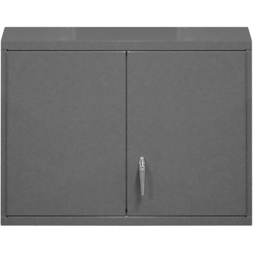 Wall-Mounted Cabinet, 27" H x 29-7/8" W x 13-11/16" D, 2 Shelves, Steel, Grey Southpoint Industrial Supply