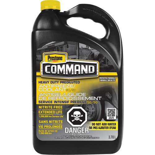 Command&reg; Heavy-Duty Nitrate-Free Extended Life 50/50 Antifreeze/Coolant, 3.78 L, Jug Southpoint Industrial Supply
