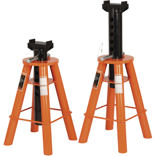 873A Low-Profile Truck Stand Set, 10 Tons Capacity, 20-1/2" - 30" H Southpoint Industrial Supply