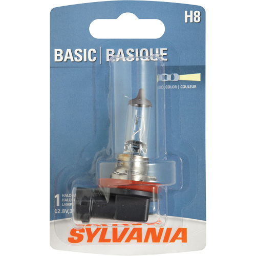 H8 Basic Headlight Bulb, Halogen, 35 W, Off White Southpoint Industrial Supply