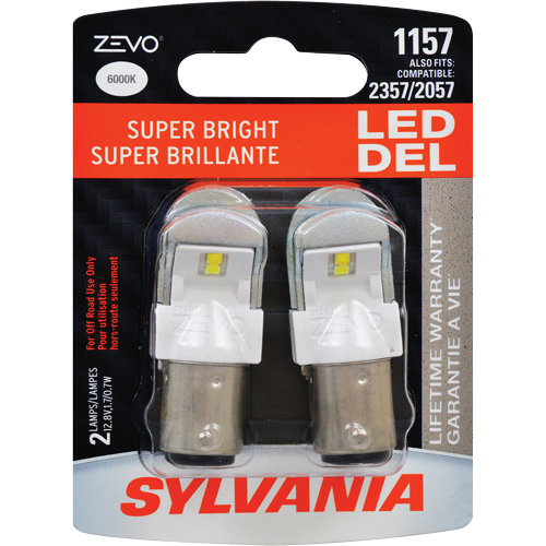 1157 Zevo&reg; Mini Automotive Bulb, LED, 1.7 W, White Southpoint Industrial Supply
