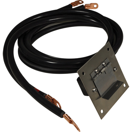 Panneau de douille polaris&eacute;e en acier inoxydable &agrave; brancher, 4 AWG, C&acirc;ble 5' Southpoint Industrial Supply