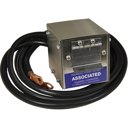 Plug-In Polarized Stainless Steel Socket Box for Model 6139, 4 AWG, 5' Cable Southpoint Industrial Supply