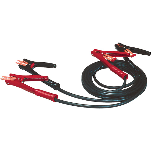 Heavy-Duty Booster Cable with Flexi-Spring Strain, 5 AWG, 500 A, 12' Cable Southpoint Industrial Supply