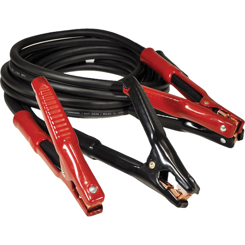 Super Heavy-Duty Booster Cable with Flexi-Spring Strain, 1/0 AWG, 800 A, 15' Cable Southpoint Industrial Supply