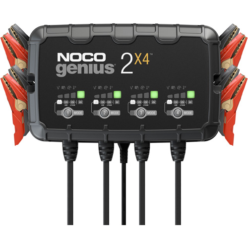Genius&reg; 2X4 4-Bank, 8-Amp Battery Charger Southpoint Industrial Supply