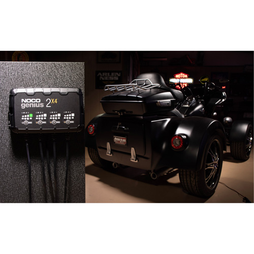 Genius&reg; 2X4 4-Bank, 8-Amp Battery Charger Southpoint Industrial Supply