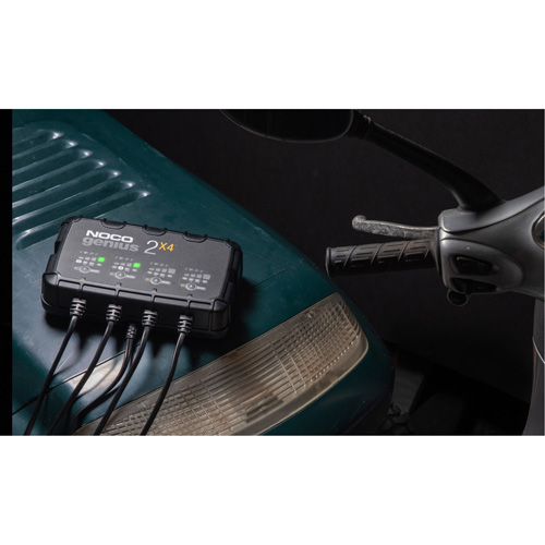 Genius&reg; 2X4 4-Bank, 8-Amp Battery Charger Southpoint Industrial Supply