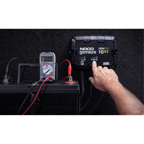 Genius&reg; GenPro10X2 2-Bank, 20-Amp On-Board Battery Charger Southpoint Industrial Supply