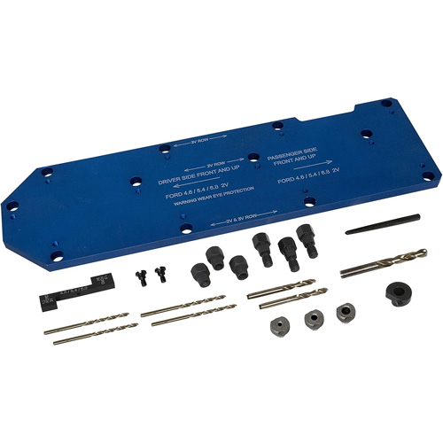 Gabarit de perçage pour installation sur collecteur pour Ford 4,6 L, 5,4 L, et 6,8 L Southpoint Industrial Supply