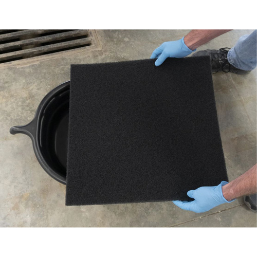 Black Oval Drain Pan Southpoint Industrial Supply